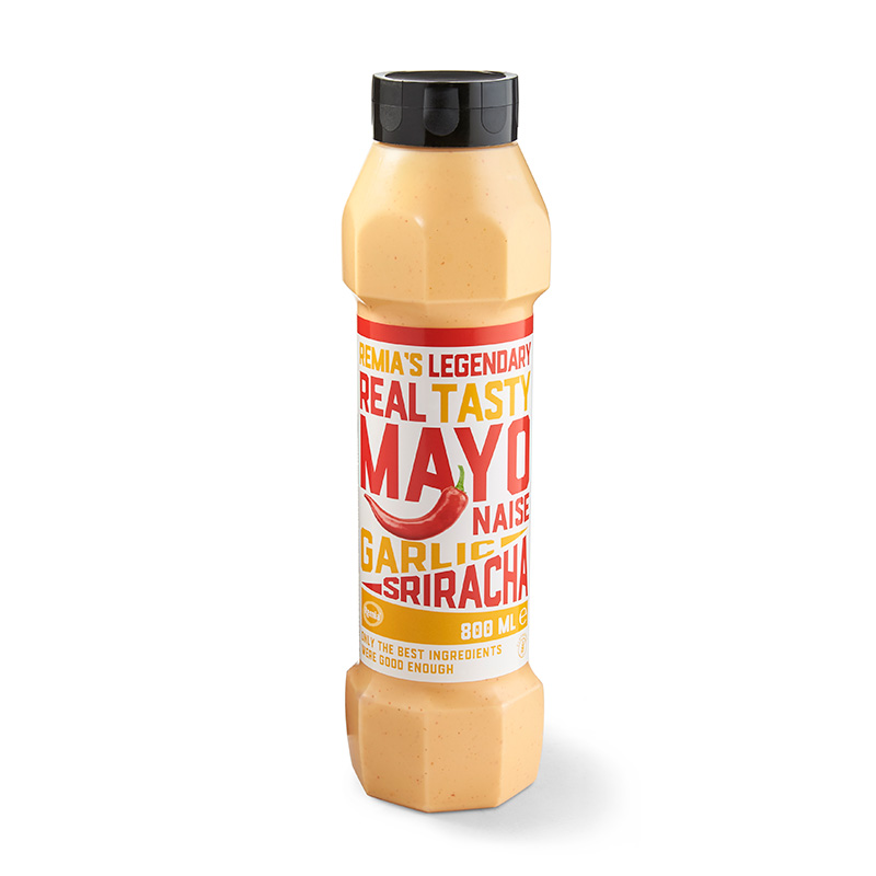 Remia's Legendary Real Tasty Mayonnaise Garlic Sriracha 800ml
