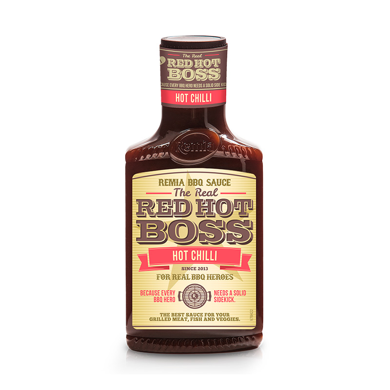 Red Hot Boss - Hot Chilli Sauce Dosierflasche 450ml